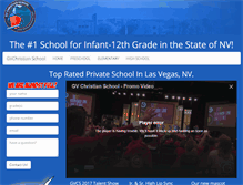 Tablet Screenshot of privateschoolsinlasvegas.com
